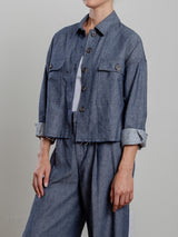 Izzy Shirt in Linen Twill - Night