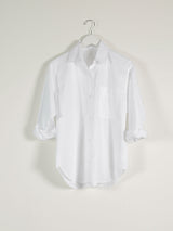 Jessie Shirt in Italian Poplin - White