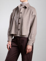 Esme Shirt in Brushed Twill - Toast