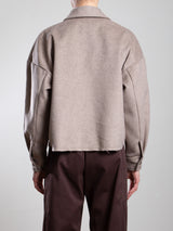 Esme Shirt in Brushed Twill - Toast