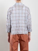 Esme Shirt in Whisper Plaid - Breeze