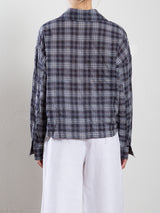 Esme Shirt in Whisper Plaid - Night