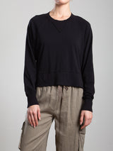 Simon Tee in Supima Slub - Black