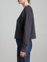 Simon Tee in Supima Slub - Carbon