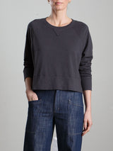 Simon Tee in Supima Slub - Carbon