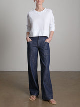 Simon Tee in Supima Slub - White