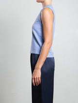 Liv Tank in Supima Slub - Blue Jay