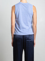 Liv Tank in Supima Slub - Blue Jay