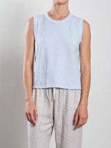 Liv Tank in Supima Slub - Sky