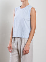 Liv Tank in Supima Slub - Sky