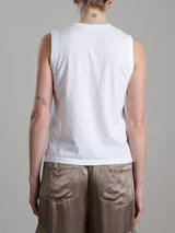 Liv Tank in Supima Slub - White