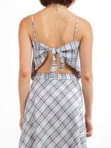 Georgia Top in Wilder Plaid