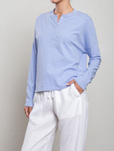 Kat Henley in Supima Slub - Blue Jay