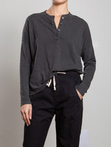 Kat Henley in Supima Slub - Vintage Black