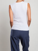 Joan Tank in Thermal - White