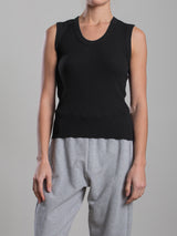 Joan Tank in Thermal - Black