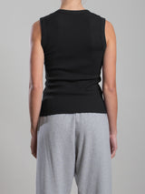 Joan Tank in Thermal - Black