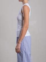 Joan Tank in Thermal - White