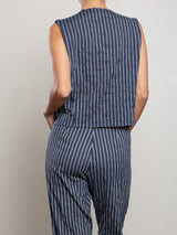 Jillian Top in Heritage Dobby - Ink