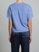 Iris Tee in Supima Slub - Blue Jay