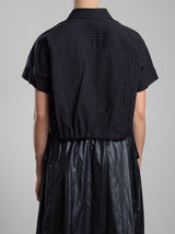 Zoey Shirt in Railroad - Black