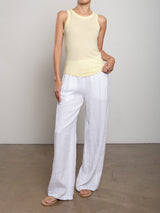 Sol Tank in Tissue Jersey - Zest