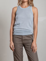 Sol Tank in Tissue Jersey - Mist