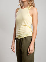 Sol Tank in Tissue Jersey - Zest