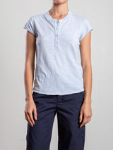 Sal Henley in Supima Slub - Sky