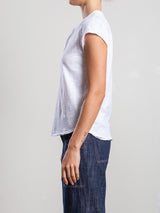 Sal Henley in Supima Slub - White