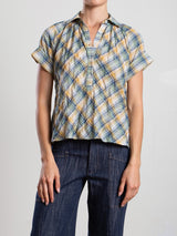 Etta Shirt in Japanese Plaid - Summit