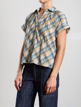 Etta Shirt in Japanese Plaid - Summit