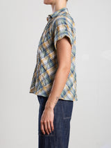 Etta Shirt in Japanese Plaid - Summit