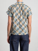 Etta Shirt in Japanese Plaid - Summit