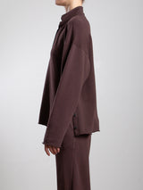 Chad Pullover in French Terry - Bittersweet