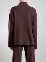 Chad Pullover in French Terry - Bittersweet