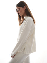 Chad Pullover in French Terry - Cream