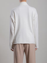 Chad Pullover in French Terry - Cream