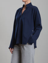 Chad Pullover in French Terry - Midnight