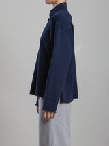 Chad Pullover in French Terry - Midnight