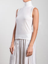 Maya Turtleneck in Cashmere Jersey - Ivory