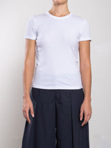 Hazel Tee in Lightweight Rib - White