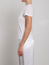 Hazel Tee in Cashmere Jersey - Ivory