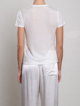 Hazel Tee in Cashmere Jersey - Ivory