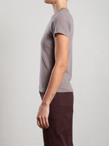 Hazel Tee in Cashmere Jersey - Mink