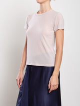 Hazel Tee in Cashmere Jersey - Nude