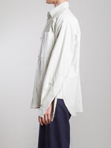 Jessie Shirt in Faux Leather - Ivory
