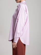 Jessie Shirt in Japanese Stripe - Lilac