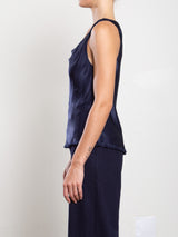 Paloma Top in Vintage Satin - Night