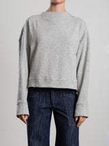 Irene Crewneck in Distressed Heather Grey